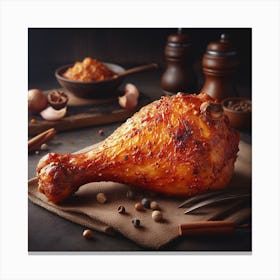 Chicken Food6 Canvas Print