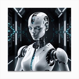 Robot Woman 41 Canvas Print