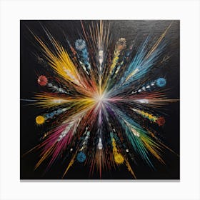 Firework Canvas Print