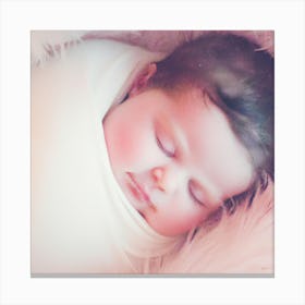 Baby Sleeping Canvas Print