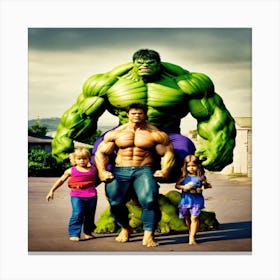 Incredible Hulk Canvas Print