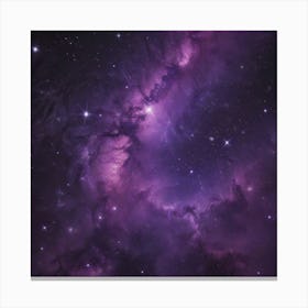 Purple Nebula 3 Canvas Print