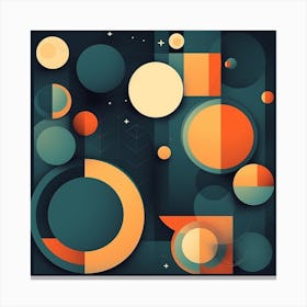 Abstract Geometric Design Canvas Print