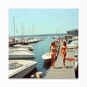 The Old Marina ~Reimagined 145 Canvas Print