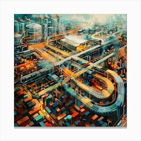 Cityscape 1 Canvas Print