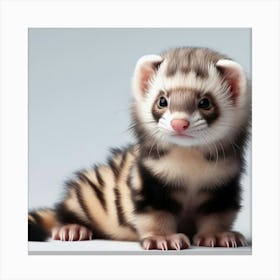 Ferret 10 Canvas Print