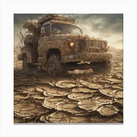 Desert Truck 2 Canvas Print