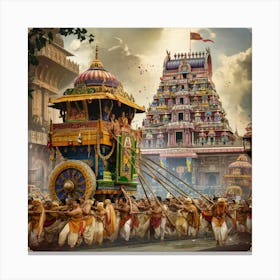 Hindu Festival 1 Canvas Print