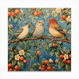 Birds On A Branch Art 28 Canvas Print