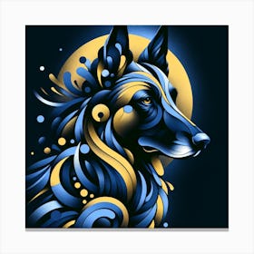 Belgian Malinois 03 Canvas Print