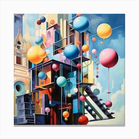 'The Building' Canvas Print