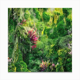 Mossy Forest Canvas Print