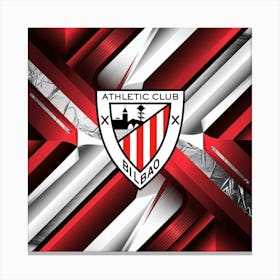 Athletic Club Bilbao Logo Wall Art 22 Canvas Print