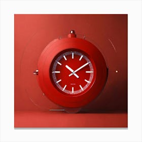 Clock That Moves Canvas Print