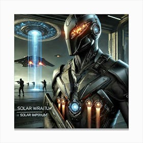 Solar Wraiths Converted Canvas Print