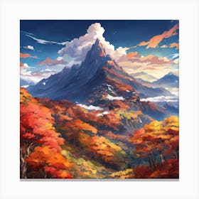 Autumn Mountains Canvas Print