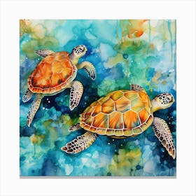 Sea Turtles 3 Canvas Print