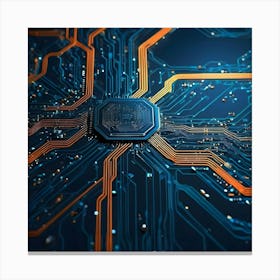 Circuit Board 32 Canvas Print