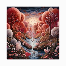 Surreal Love Garden By Csaba Fikker 31 Canvas Print