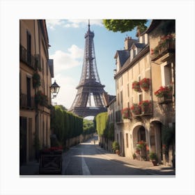 Paris Eiffel Tower Canvas Print