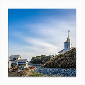 Church On The Hill Canvas Print