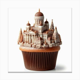 St Petersburg Cupcake Canvas Print