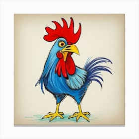 Rooster 13 Canvas Print