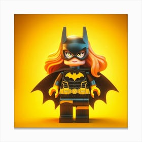 Batgirl from Batman in Lego style Canvas Print
