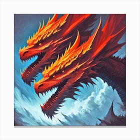 Dragons 2 Canvas Print
