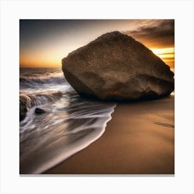 Sunset Rock Canvas Print