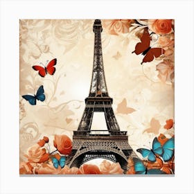 Paris Eiffel Tower 69 Canvas Print