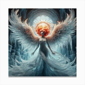 Angel Of Ice Canvas Print