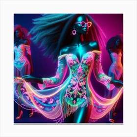 Neon Art 1 Canvas Print