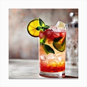 Cocktail 4 Canvas Print