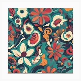 Floral Pattern 6 Canvas Print