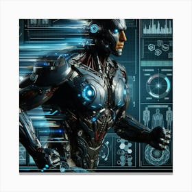 Futuristic Man 1 Canvas Print