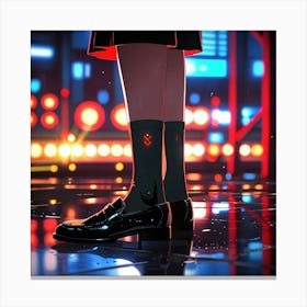 Default Looking For My Socks Art Print 3 Canvas Print