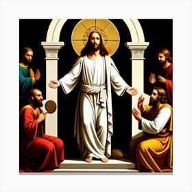 Jesus Four Canvas Print