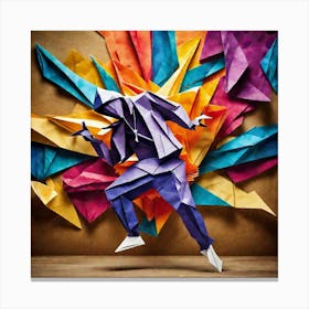 Origami Dancer 139 Canvas Print