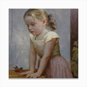 Little Girl Canvas Print