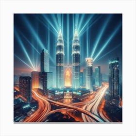 Kuala Lumpur Cityscape 1 Canvas Print