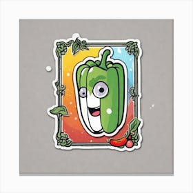 Green Pepper 1 Canvas Print