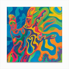 Psychedelic Hand 1 Canvas Print