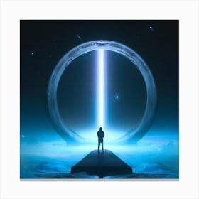 In Space Another Dimension Digital Art Canvas Print