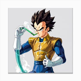 Dragon Ball Z Wallpaper Canvas Print