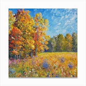 Autumn In The Meadow 1 Canvas Print