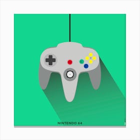 Joystick Nintendo64 Canvas Print