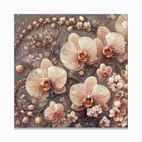 Orchids Here And There Canvas Print