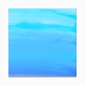 Abstract Of A Blue Sky Canvas Print
