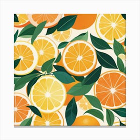 Default Citrus Sun Art Print 0 Canvas Print